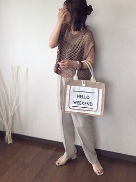 uaさん（レディース・153cm）の夏コーディネート