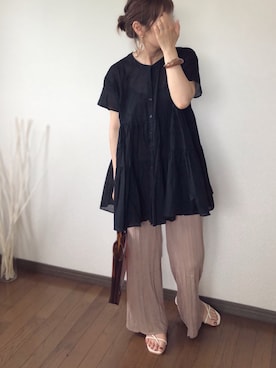 uaさん(レディース・153cm)の夏コーディネート
