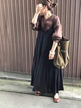 uaさん（レディース・153cm）の秋コーディネート