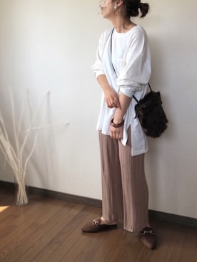 「vanitybeauty（バニティービューティー）のアイテム」を使った、uaさん（レディース・153cm）の秋コーディネート