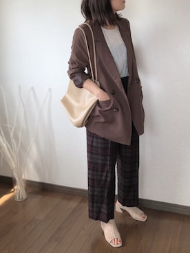 uaさん（レディース・153cm）の秋コーディネート