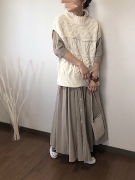 uaさん（レディース・153cm）の秋コーディネート