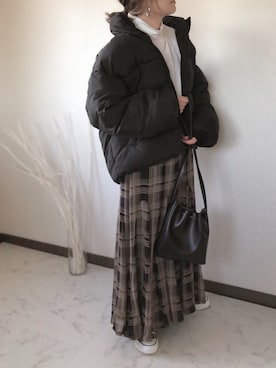 「FEKETE（フェケテ）のアイテム（ジャケット/アウター）」を使った、uaさん（レディース・153cm）の秋コーディネート
