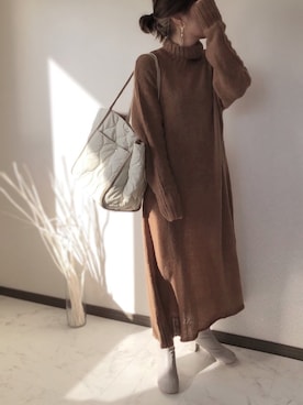 uaさん（レディース・153cm）の秋コーディネート