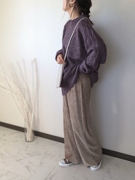 uaさん（レディース・153cm）の秋コーディネート