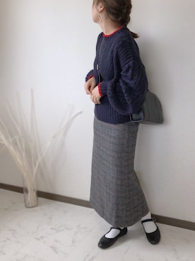 uaさん（レディース・153cm）の冬コーディネート