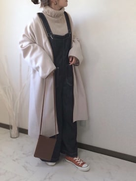 「SHARE PARK（シェアパーク）のアイテム」を使った、uaさん（レディース・153cm）の冬コーディネート