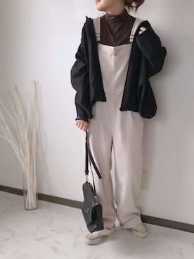 「CONVERSE（コンバース）のconverse（コンバース） ALL STAR OX（オールスターOX）（スニーカー）」を使った、uaさん（レディース・153cm）の冬コーディネート