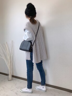 uaさん（レディース・153cm）の冬コーディネート