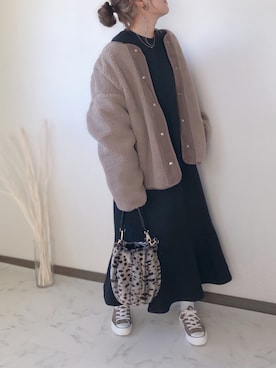 uaさん（レディース・153cm）の冬コーディネート