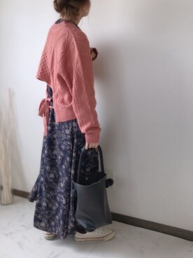 「CONVERSE（コンバース）のconverse（コンバース） ALL STAR OX（オールスターOX）（スニーカー）」を使った、uaさん（レディース・153cm）の冬コーディネート