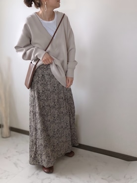 「クリスプ」｜「アイテム（アクセサリー）」を使った、uaさん（レディース・153cm）の冬コーディネート