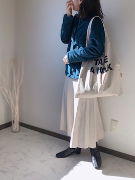 「クリスプ」｜「アイテム（アクセサリー）」を使った、uaさん（レディース・153cm）の冬コーディネート