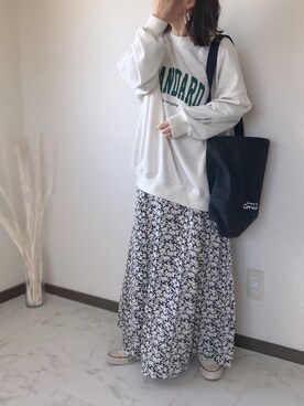 「クリスプ」｜「アイテム（アクセサリー）」を使った、uaさん（レディース・153cm）の冬コーディネート