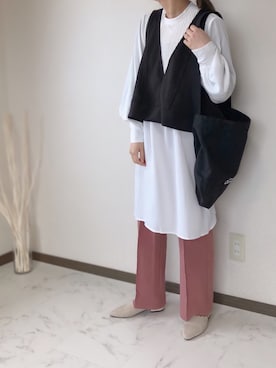 uaさん（レディース・153cm）の冬コーディネート