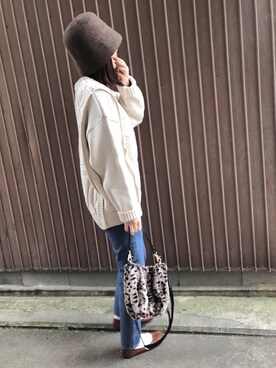 uaさん（レディース・153cm）の冬コーディネート