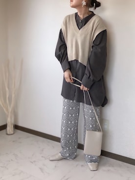 「シェリーアイランド」｜「アイテム（その他）」を使った、uaさん（レディース・153cm）の冬コーディネート