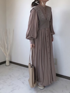 「CONVERSE（コンバース）のconverse（コンバース） ALL STAR OX（オールスターOX）（スニーカー）」を使った、uaさん（レディース・153cm）の冬コーディネート