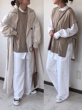 「シェリーアイランド」｜「アイテム（ジャケット/アウター）」を使った、uaさん（レディース・153cm）の冬コーディネート