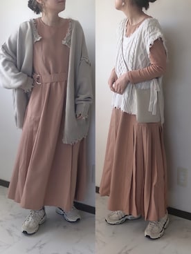 「NIKE（ナイキ）のナイキ エア マックス 95 プレミアム コントラスト ウィメンズシューズ / NIKE AIR MAX 95 PREMIUM CONTRAST（スニーカー）」を使った、uaさん（レディース・153cm）の冬コーディネート