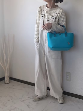 「CONVERSE（コンバース）のconverse（コンバース） ALL STAR OX（オールスターOX）（スニーカー）」を使った、uaさん（レディース・153cm）の冬コーディネート