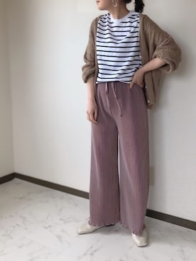 「クリスプ」｜「アイテム（アクセサリー）」を使った、uaさん（レディース・153cm）の春コーディネート