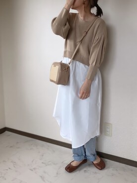「クリスプ」｜「アイテム（パンプス）」を使った、uaさん（レディース・153cm）の春コーディネート