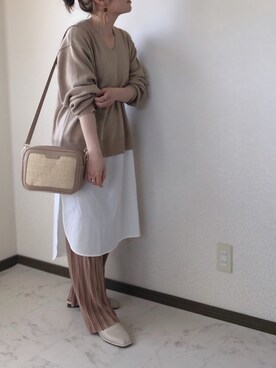 uaさん（レディース・153cm）の春コーディネート