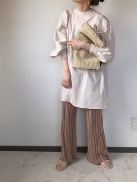 「シェリーアイランド」｜「アイテム（その他）」を使った、uaさん（レディース・153cm）の春コーディネート