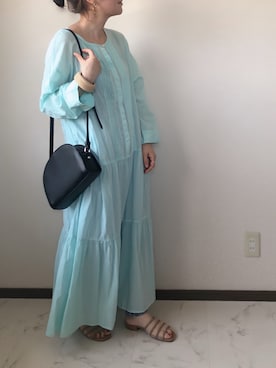 「byあしながおじさん」｜「アイテム（ワンピース/ドレス）」を使った、uaさん（レディース・153cm）の春コーディネート