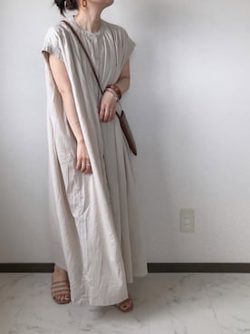 「byあしながおじさん」｜「アイテム（ワンピース/ドレス）」を使った、uaさん（レディース・153cm）の春コーディネート