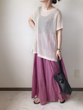 uaさん（レディース・153cm）の春コーディネート