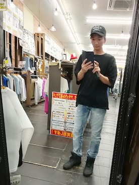 「デウスエクスマキナ」｜「アイテム（帽子）」を使った、あんだって？さん（メンズ・177cm）の秋コーディネート