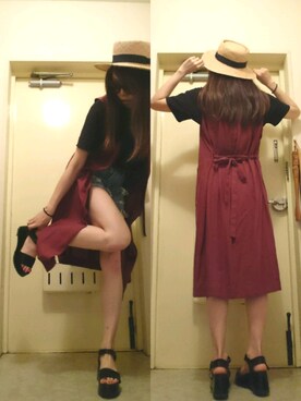 NnF★K15さん（レディース・167cm）の夏コーディネート