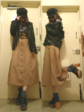 NnF★K15さん（レディース・167cm）の冬コーディネート