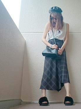 「ミッキー」｜NnF★K15さん（レディース・167cm）の夏コーディネート