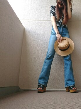 NnF★K15さん（レディース・167cm）の夏コーディネート