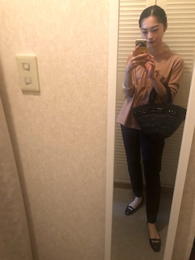 「OUTLET（アウトレット）のアイテム」を使った、iriさん（レディース・155cm）の秋コーディネート