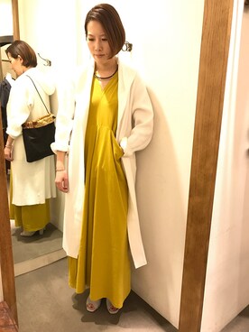 「M/M ATTACHMENT（エムエムアタッチメント）のアイテム（ワンピース/ドレス）」を使った、HONTOMOさん（レディース・161cm）の春コーディネート