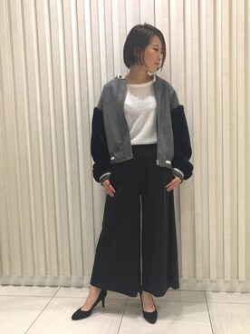 「Luva TRAM（ルーバトラム）のアイテム」を使った、HONTOMOさん（レディース・161cm）の秋コーディネート