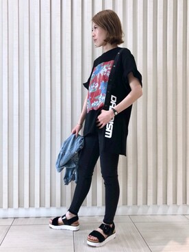 「CHRISTIAN DADA（クリスチャンダダ）のアイテム」を使った、HONTOMOさん（レディース・161cm）の春コーディネート