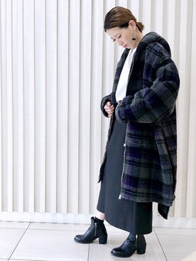 HONTOMOさん(レディース・161cm)の冬コーディネート