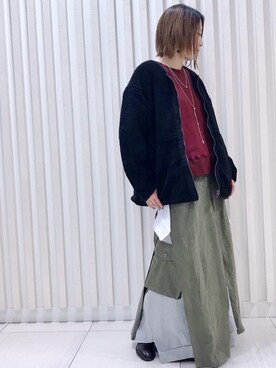 HONTOMOさん（レディース・161cm）の冬コーディネート