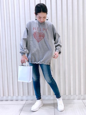 HONTOMOさん（レディース・161cm）の冬コーディネート