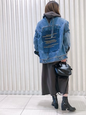 「surt（サート）のアイテム（ワンピース/ドレス）」を使った、HONTOMOさん（レディース・161cm）の冬コーディネート