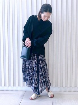 HONTOMOさん（レディース・161cm）の春コーディネート