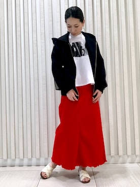 HONTOMOさん（レディース・161cm）の春コーディネート