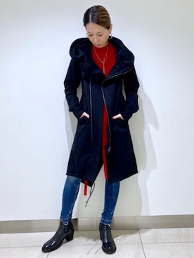 HONTOMOさん（レディース・161cm）の冬コーディネート