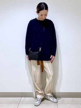 HONTOMOさん（レディース・161cm）の冬コーディネート