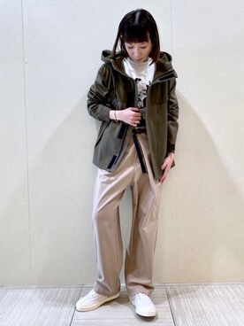 「アイテム（ブルゾン）」を使った、HONTOMOさん（レディース・161cm・30代）の冬コーディネート
